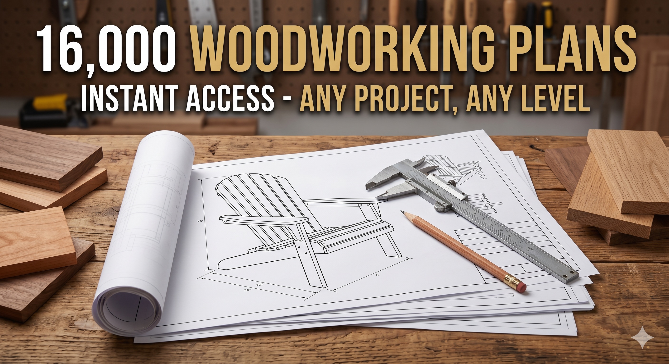 16,000 Woodworking Plans